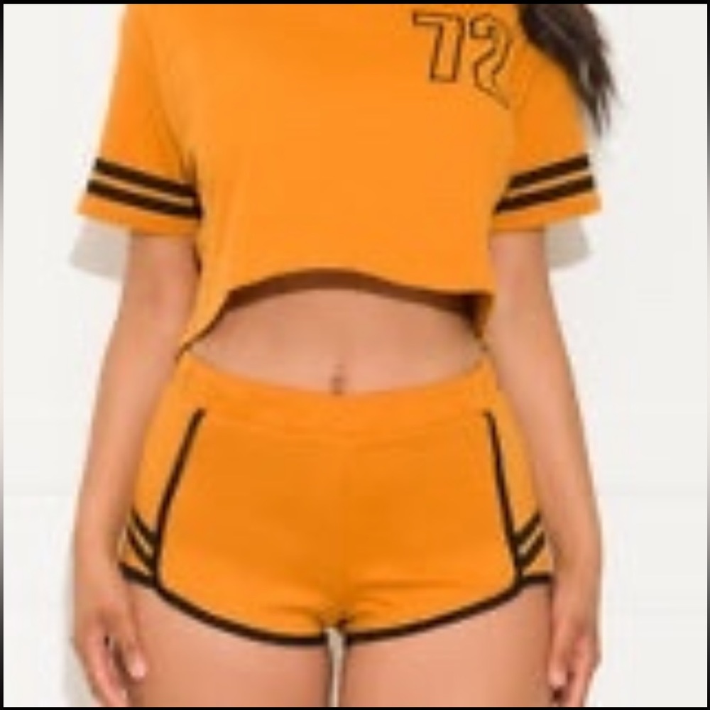 Dressed to Chill Set-Mustard